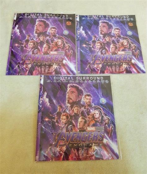 Avengers Endgame Dts Audiophile St Press Mcu Dvd Hobbies Toys