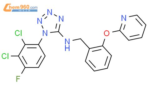 870064 13 4 1H Tetrazol 5 Amine 1 2 3 Dichloro 4 Fluorophenyl N 2