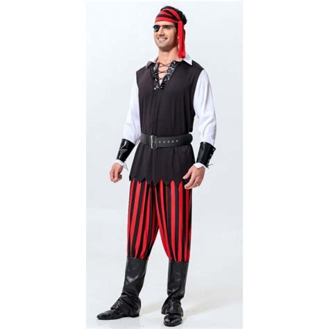 Costume Pirate Corsaire Deguisement Halloween Homme