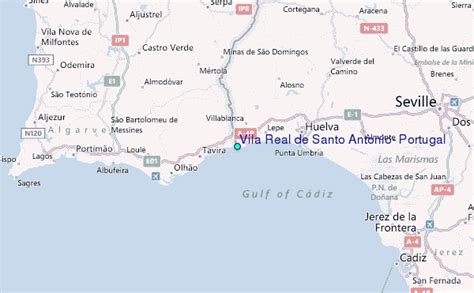 Vila Real de Santo Antonio, Portugal Tide Station Location Guide