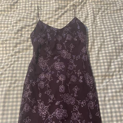 Gorgeous glitter purple dress! I love the criss... - Depop