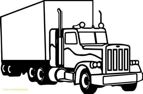 Kenworth Truck Coloring Pages - Coloring Pages Ideas