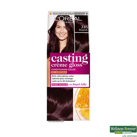 Buy Loreal Paris Casting Creme Gloss Hair Color 316 Burgundy 1 Pc Online At Best Price