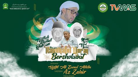 Live Haflah Khotmil Quran Dan Haul Kh Turmudzi Taslim Ah Pprq