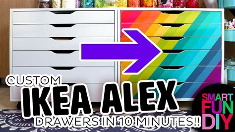 Customize Your Ikea Alex Drawers In 10 Minutes