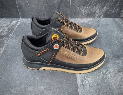 Мужские кожаные кроссовки мерел чоловічі шкіряні кросівки merrell ...