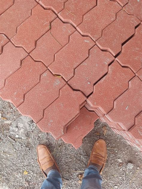 Concrete Zig Zag Interlocking Paver Block For Flooring At Rs 41 Sq Ft