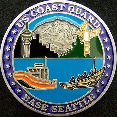 Us Coast Guard Base Seattle Challenge Coin Ebay