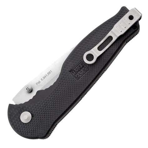 Sog Flash Ii Assisted Folding Knife Fsat8 Cp Satin Polished 3 5 Tanto Ebay