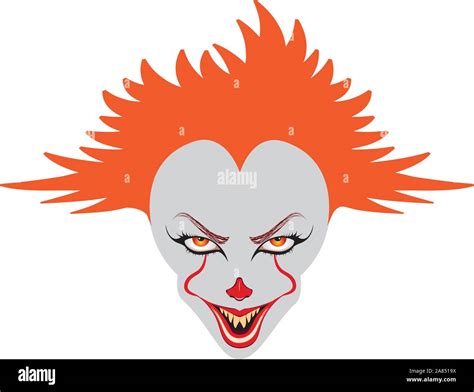 Scary Clowns Stock Vector Images Alamy