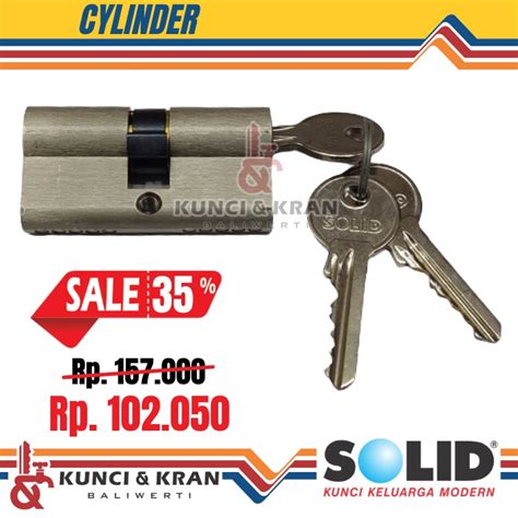 Jual Silinder Kunci Solid Dc Sld Us D Double Cylinder Kunci