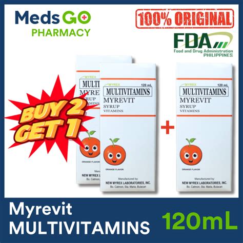 Myrevit Multivitamins 120ml Syrup Lazada Ph