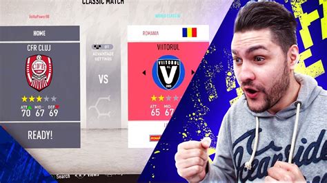 Cariera Liga Sau Draft Spre Glorie In Fifa Cfr Vs Viitorul In