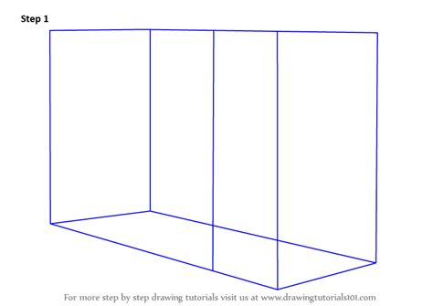 How To Draw A Bunk Bed Furniture Step By Step