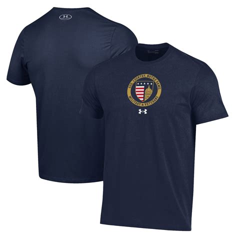 Mens Under Armour Navy Notre Dame Fighting Irish Veterans Omva