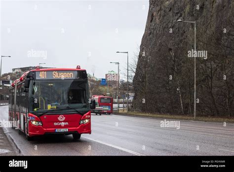 Bus Stop Stockholm Sweden Hi Res Stock Photography And Images Alamy