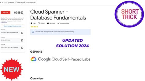 Cloud Spanner Database Fundamentals Gsp Qwiklabs