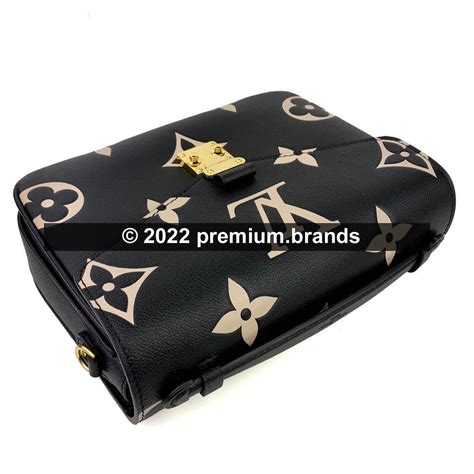 Torebka Louis Vuitton Pochette Metis Bicolor Monogram skóra naturalna