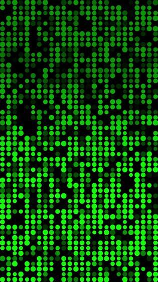 Abstract Dot Glitter Sparkle Green Binary Digital Code Vertical Looped