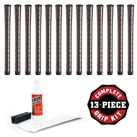 Winn Excel Soft Oversize Grip Kit (13-Piece) Black - WXF-02