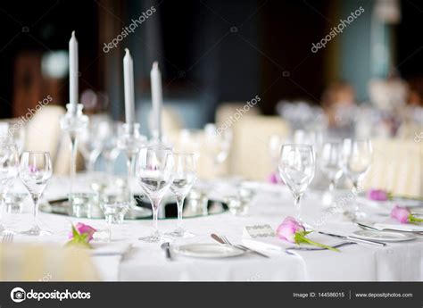 Beautiful table setting — Stock Photo © MNStudio #144586015