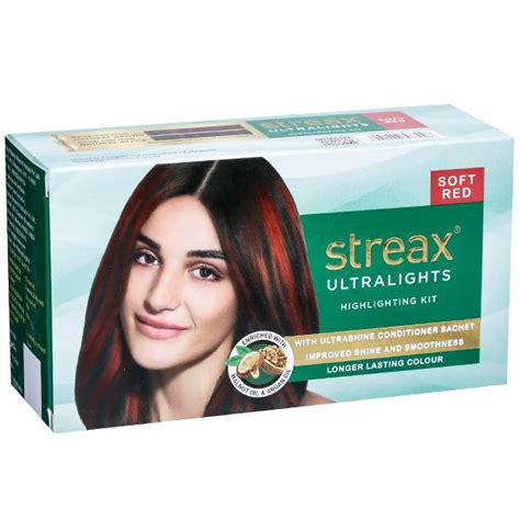 Buy Streax Ultralights Highlighting Kit Soft Red 10 G 2 X 20 Ml 20