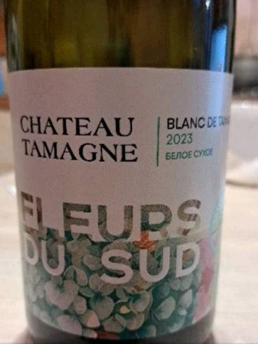 Ch Teau Tamagne Fleurs Du Sud Blanc De Tamagne Vivino Us