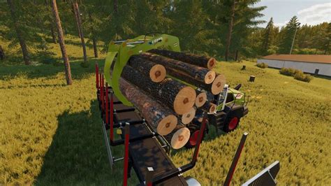 Timberrr Jaw Wheel Loader Log Fork V10 Fs22 Mod Farming Simulator 22 Mod