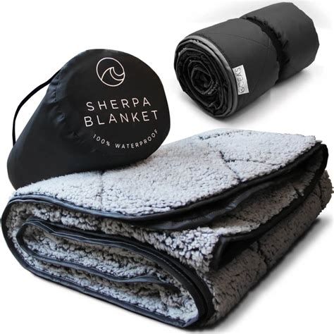 Waterproof Sherpa Blanket - Waterproof Outdoor Blankets | Camping, Picnic, & Stadium Use | Oceas ...