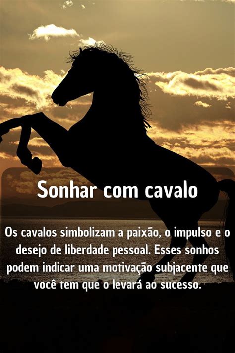 Sonhos Significado Sonhar Cavalo MAIS SIGNIFICADOS