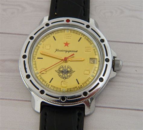 Rare USSR Russian Soviet Mechanical Wrist Watch Wostok Vostok