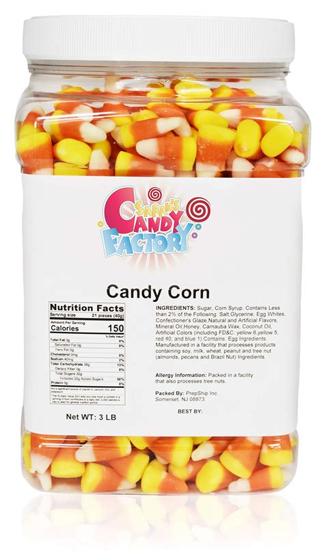 Buy Sarahs Candy Factory Candy Corn In Jar 3 Lbs Online At