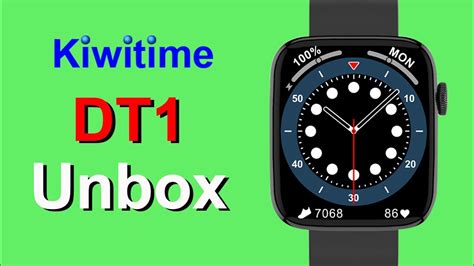 KIWITIME DT1 Smart Watch Unbox IP68 Waterproof GPS Cheap Version Of