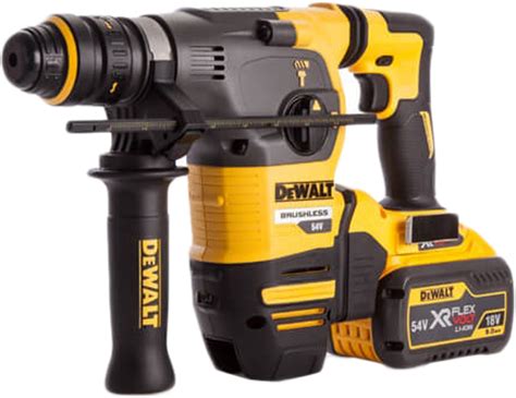 Аккумуляторный перфоратор DeWalt SDS Plus 54 В XR FlexVolt DCH334X2