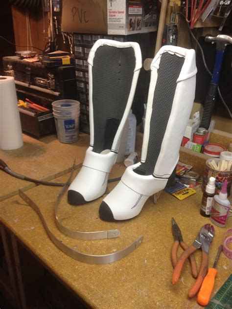 Portal 2 Long Fall Boots Costume Tutorial Punished Props