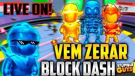 Quer Ganhar Gemas Vem Pra Live Stumble Guys Ao Vivo Vem Zerar O Block