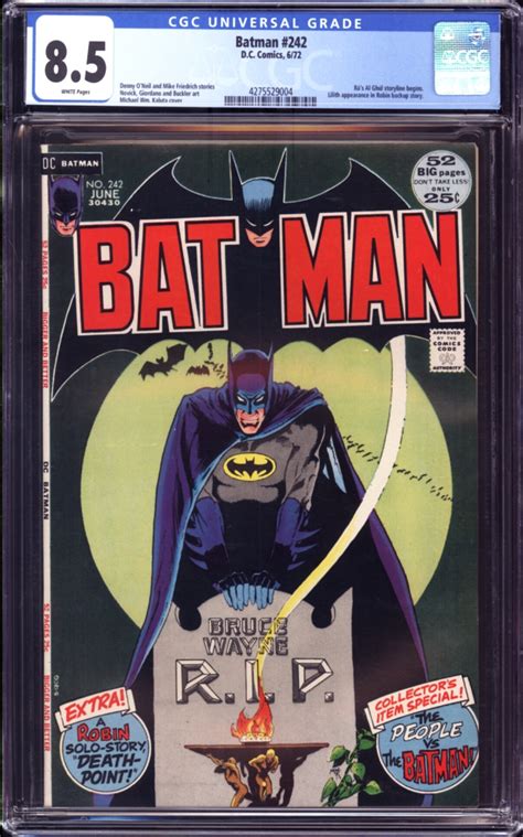 Batman 242 CGC 8 5 DaleRobertsComics