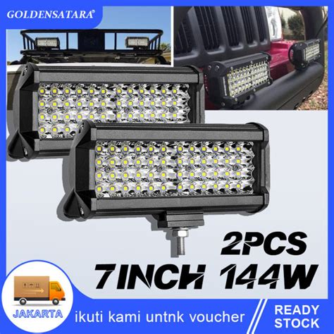 Pcs Lampu Sorot Tembak Sorot Warna Putih Titik Mata W Mobil