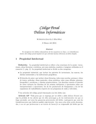 Delitos Informaticos En El Codigo Penal PDF