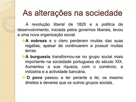 A Sociedade no Século XIX PPT