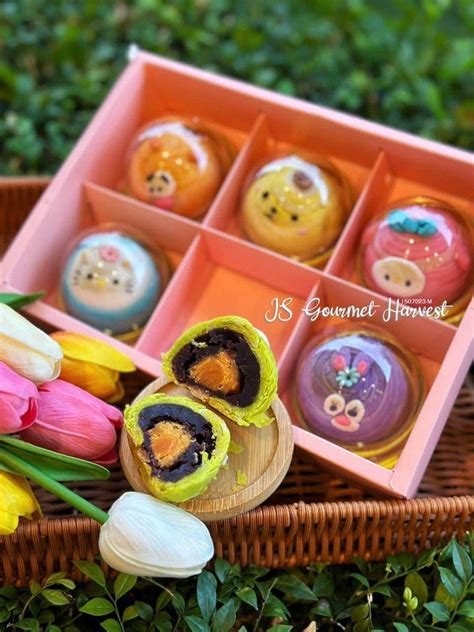 Mooncake Cartoon Food Drinks Homemade Bakes On Carousell