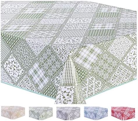 Home Direct Nappe Toile Cir E Pvc Rectangulaire X Cm Feuilles