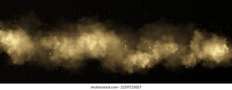 Brown Dust Sand Smoke Clouds Effect Stock Vector (Royalty Free ...