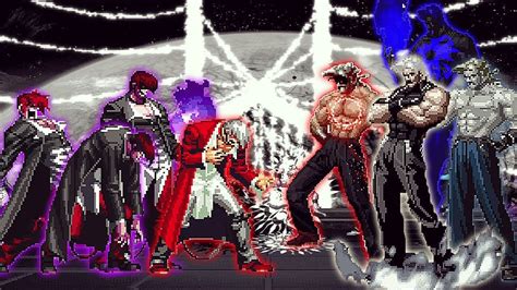 KOF Mugen Orochi Iori Yagami AD Team Vs Ultimate New Final Rugal Team