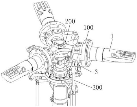 直升机旋翼的桨毂组件
