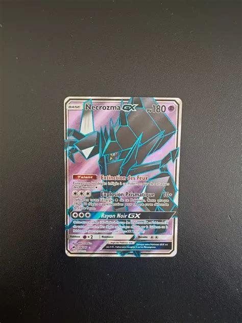 CARTE POKÉMON NECROZMA GX 134 147 Soleil Lune SL3 Ombres Ardentes FR