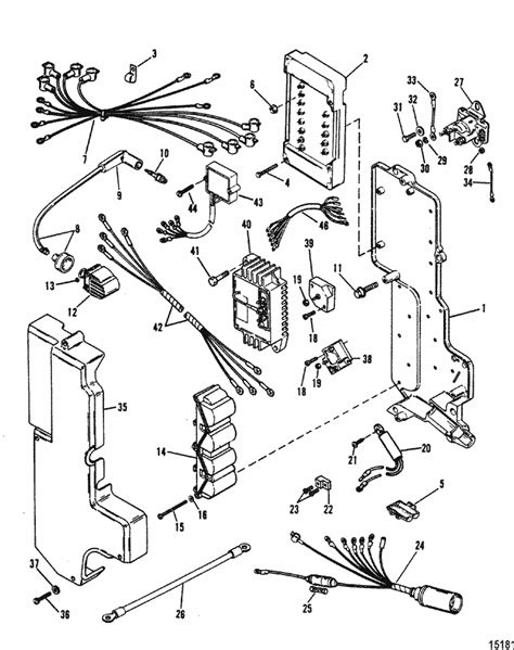 Mercury Marine 115 HP (4 Cylinder) Electrical Components Parts