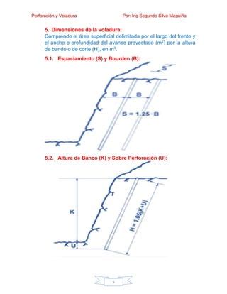 Par Metros De Perforaci N Y Voladura Pdf