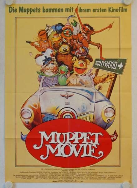 The Muppet Movie Original Release German Movie Poster