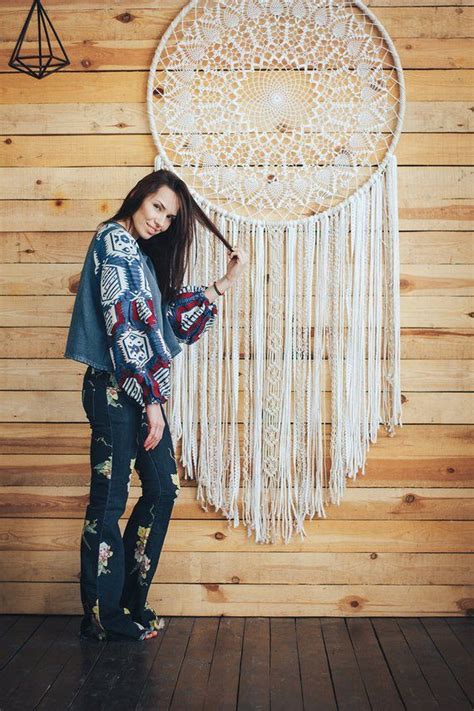 Extra large dream catcher boho dream catcher wall hanging | Etsy ...